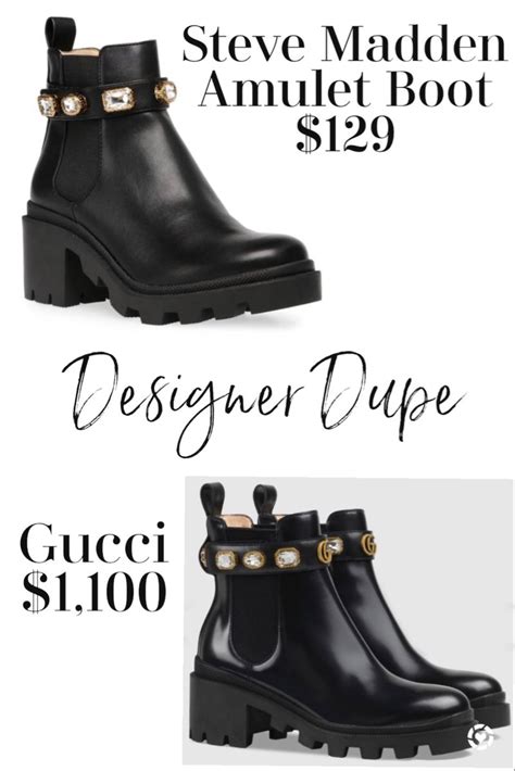 gucci dupe tennis shoes|steve madden boots gucci dupe.